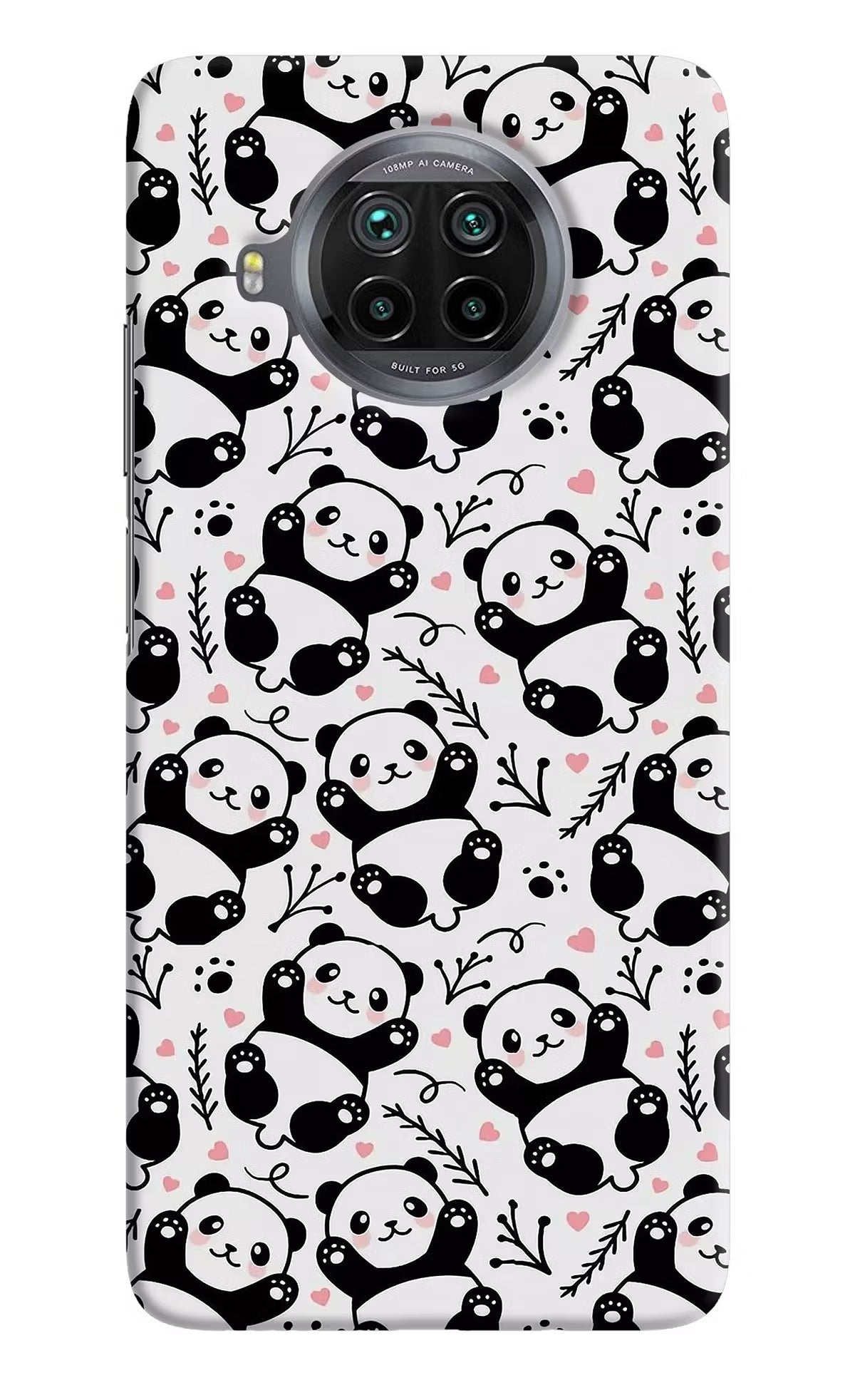 Cute Panda Mi 10i Hard Case Back Cover by Casekaro
