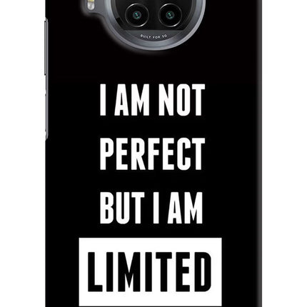 I Am Not Perfect But I Am Limited Edition Mi 10i Hard Case Back Cover by Casekaro