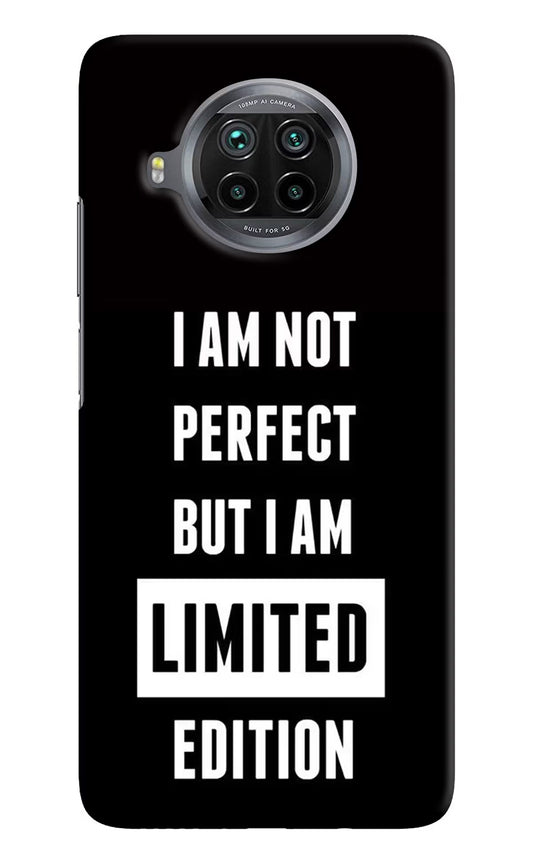I Am Not Perfect But I Am Limited Edition Mi 10i Hard Case Back Cover by Casekaro