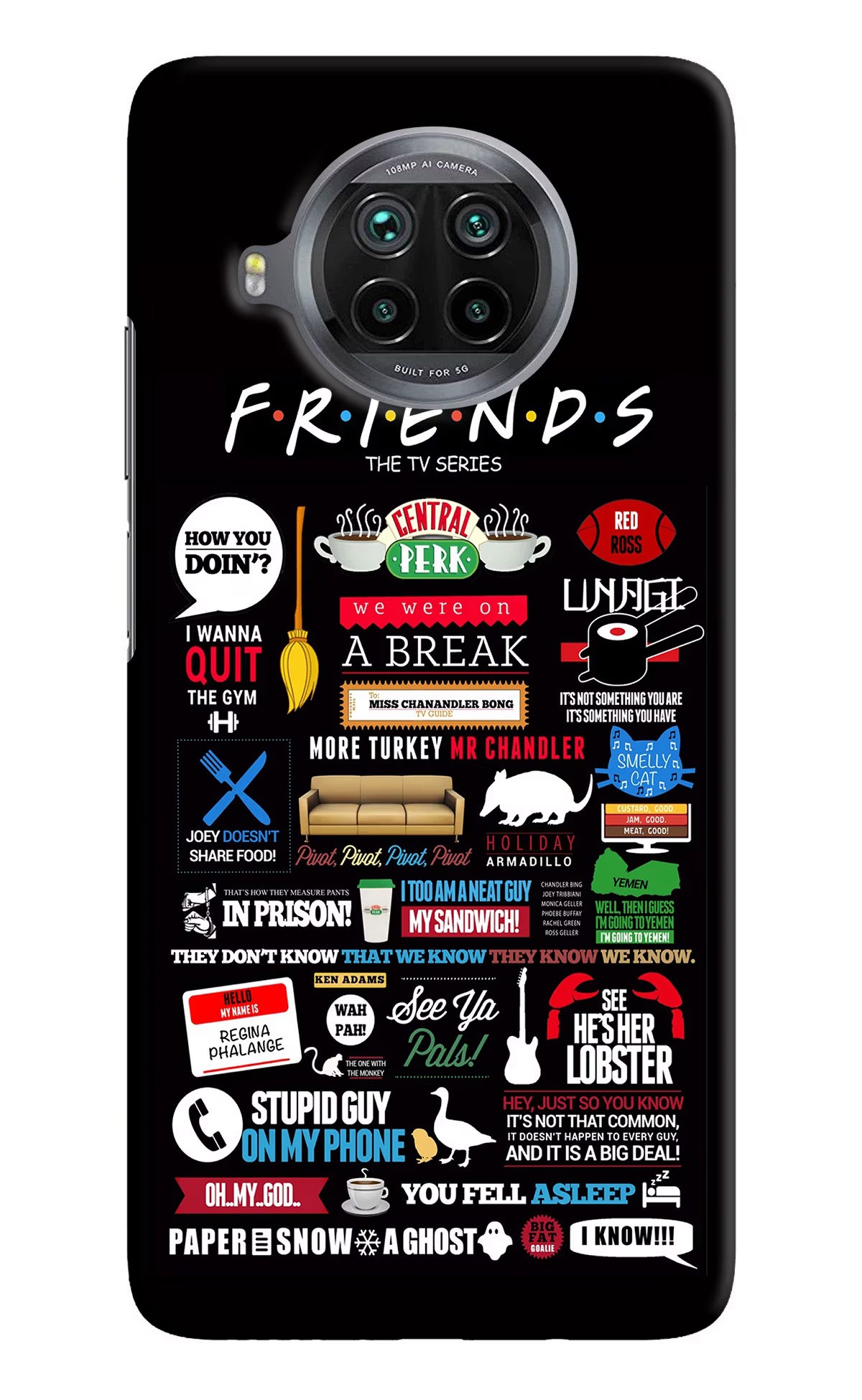 FRIENDS Mi 10i Hard Case Back Cover by Casekaro
