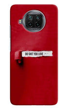 Do Shit You Love Mi 10i Hard Case Back Cover by Casekaro