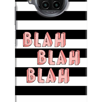 Blah Blah Blah Mi 10i Hard Case Back Cover by Casekaro