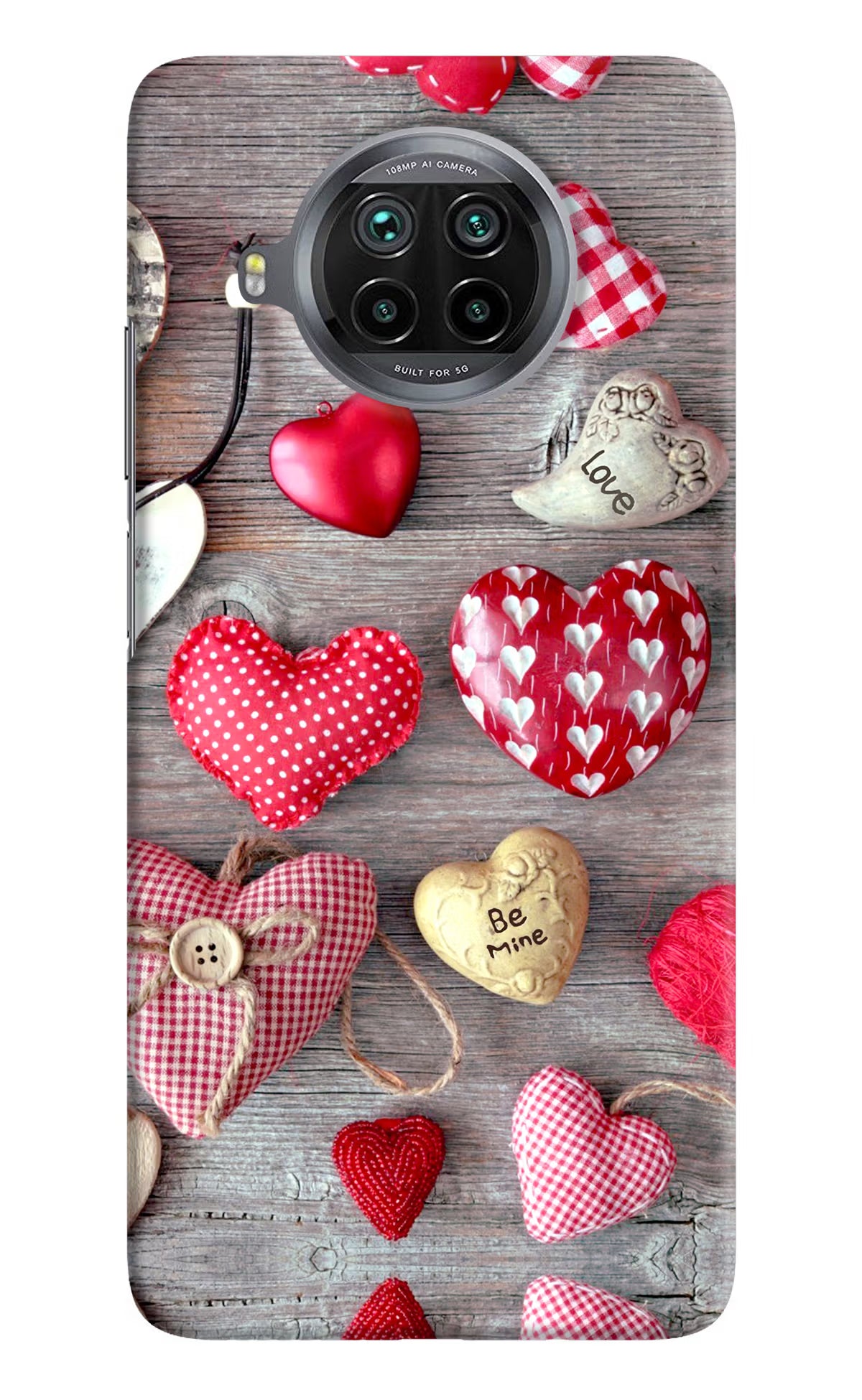 Love Wallpaper Mi 10i Hard Case Back Cover by Casekaro
