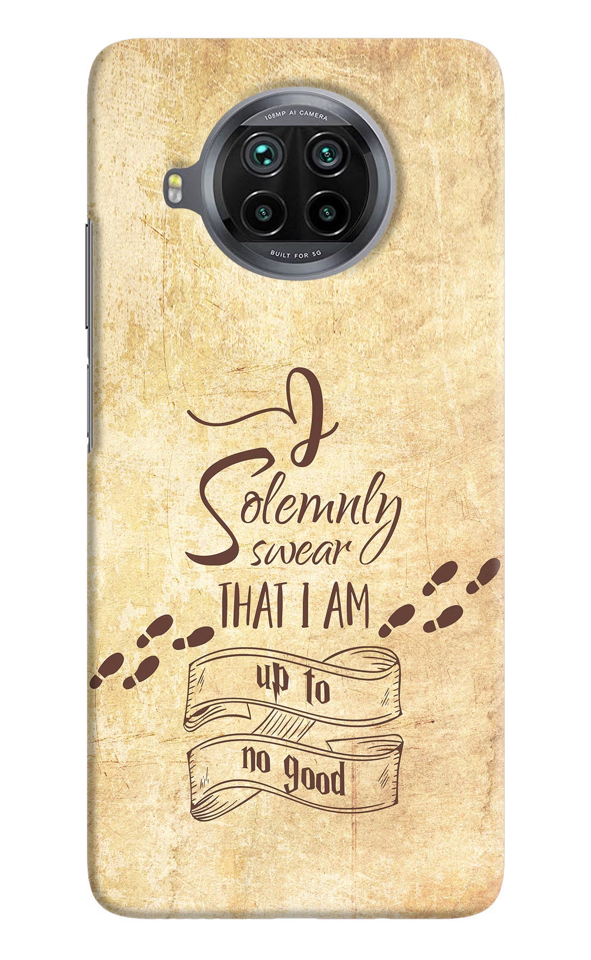 I Solemnly swear that i up to no good Mi 10i Hard Case Back Cover by Casekaro