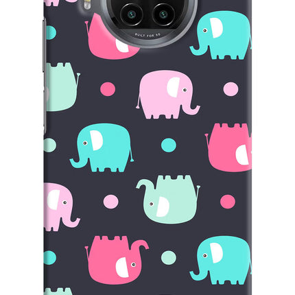 Elephants Mi 10i Hard Case Back Cover by Casekaro