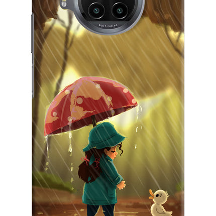 Rainy Day Mi 10i Hard Case Back Cover by Casekaro
