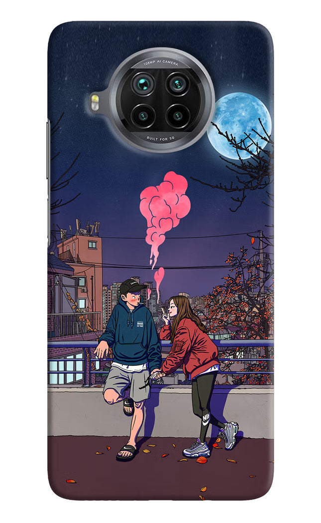 Chilling Couple Mi 10i Hard Case Back Cover by Casekaro