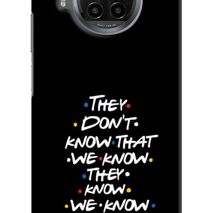 FRIENDS Dialogue Mi 10i Hard Case Back Cover by Casekaro