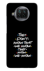 FRIENDS Dialogue Mi 10i Hard Case Back Cover by Casekaro