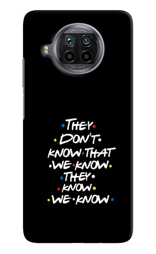 FRIENDS Dialogue Mi 10i Hard Case Back Cover by Casekaro