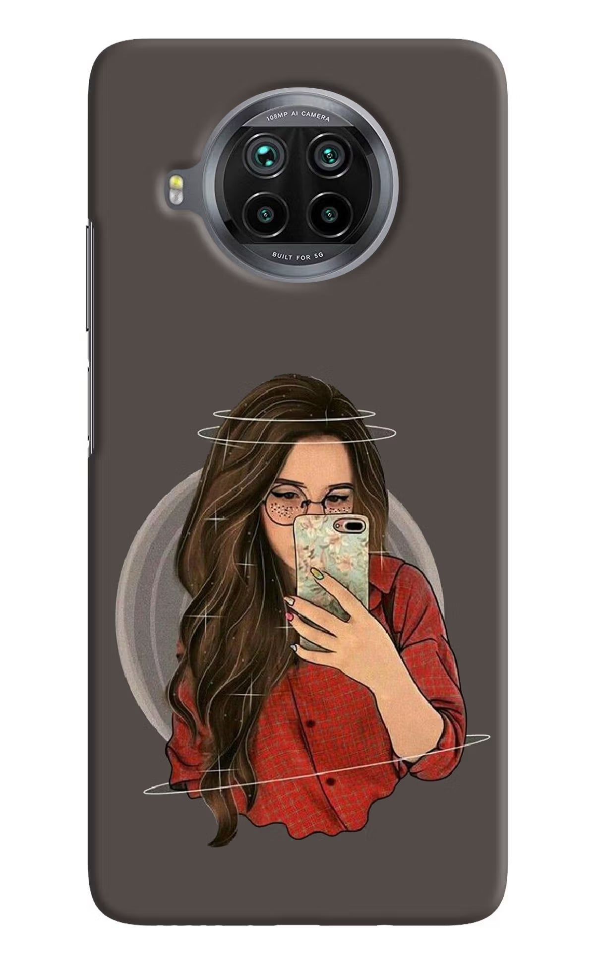 Selfie Queen Mi 10i Hard Case Back Cover by Casekaro