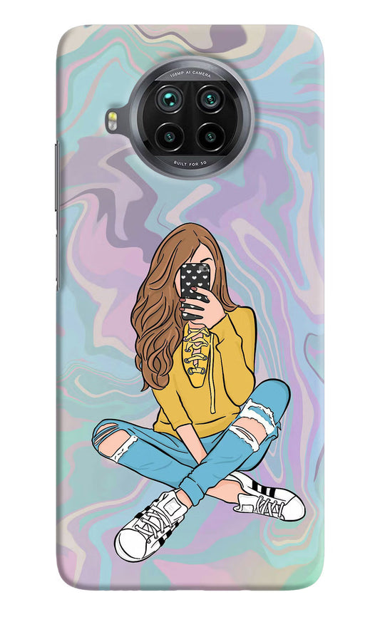 Selfie Girl Mi 10i Hard Case Back Cover by Casekaro