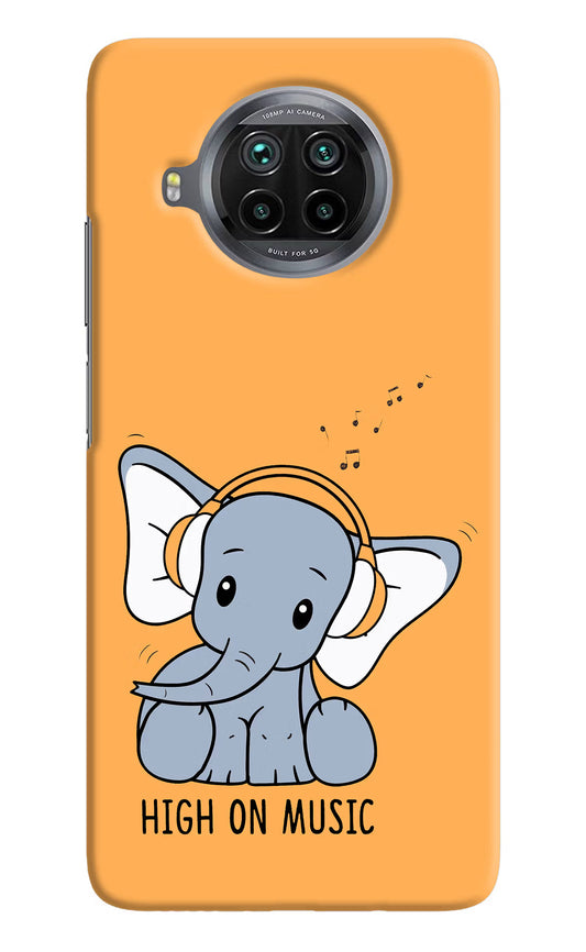High On Music Mi 10i Hard Case Back Cover by Casekaro