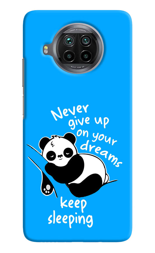 Keep Sleeping Mi 10i Hard Case Back Cover by Casekaro