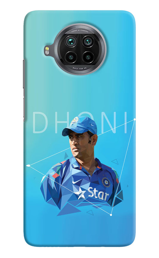 Dhoni Artwork Mi 10i Hard Case Back Cover by Casekaro