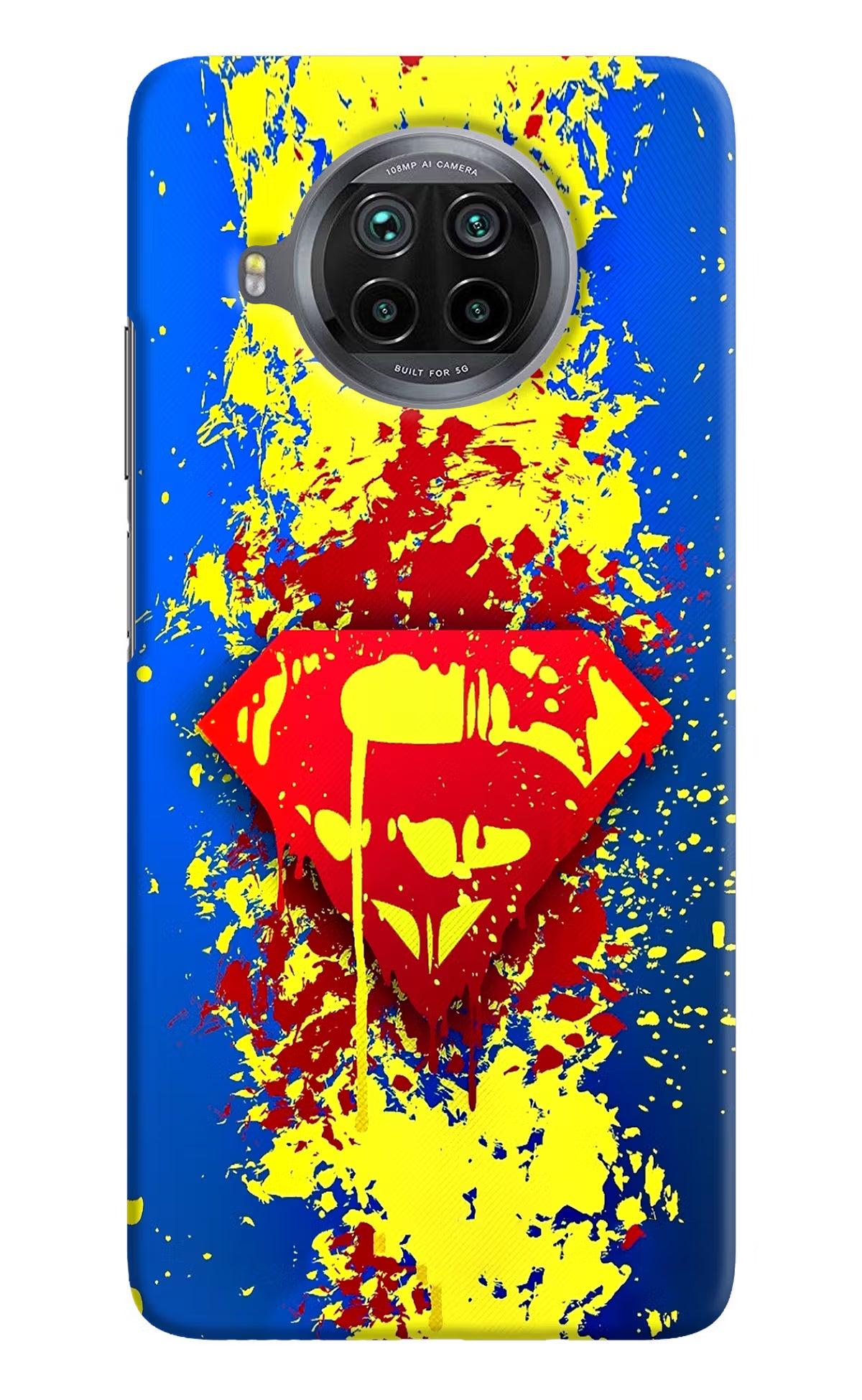 Superman logo Mi 10i Hard Case Back Cover by Casekaro