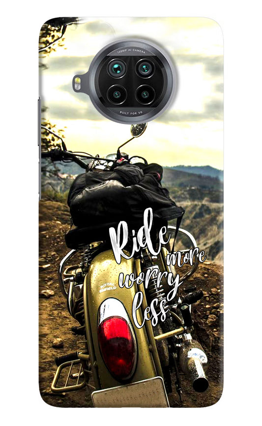 Ride More Worry Less Mi 10i Hard Case Back Cover by Casekaro