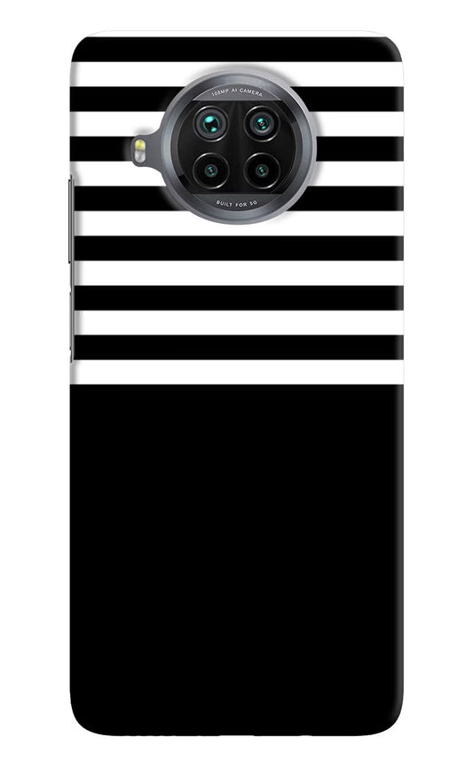 Black and White Print Mi 10i Hard Case Back Cover by Casekaro