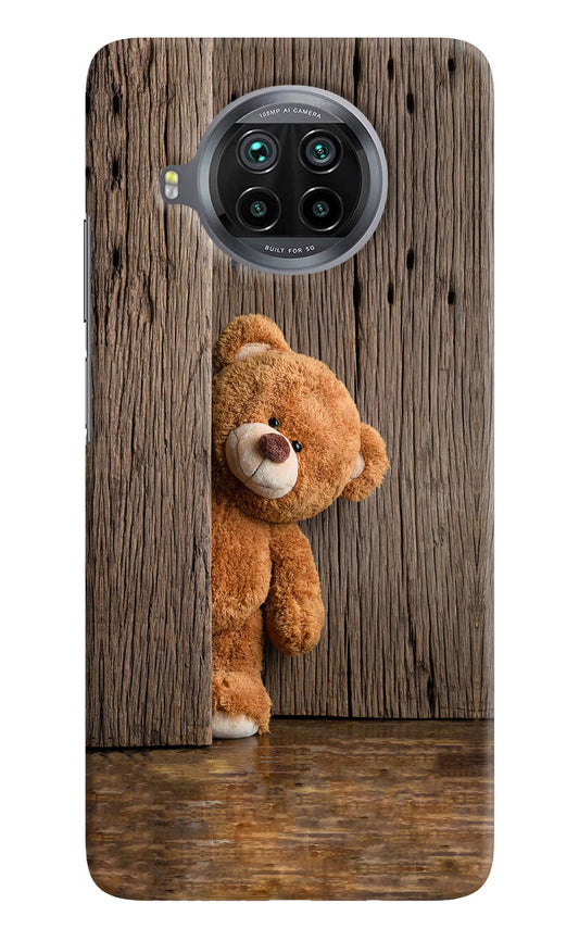 Teddy Wooden Mi 10i Hard Case Back Cover by Casekaro