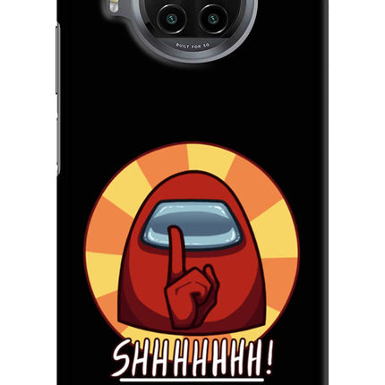 Among Us Shhh! Mi 10i Hard Case Back Cover by Casekaro
