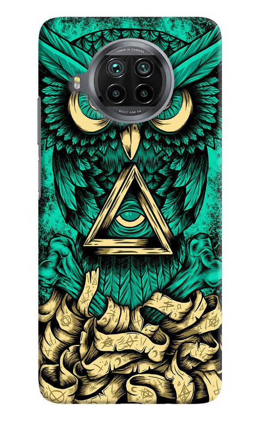 Green Owl Mi 10i Hard Case Back Cover by Casekaro