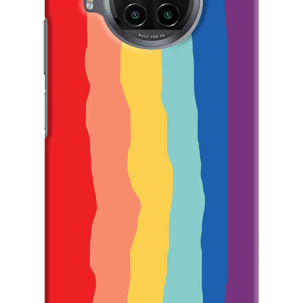 Rainbow Mi 10i Hard Case Back Cover by Casekaro