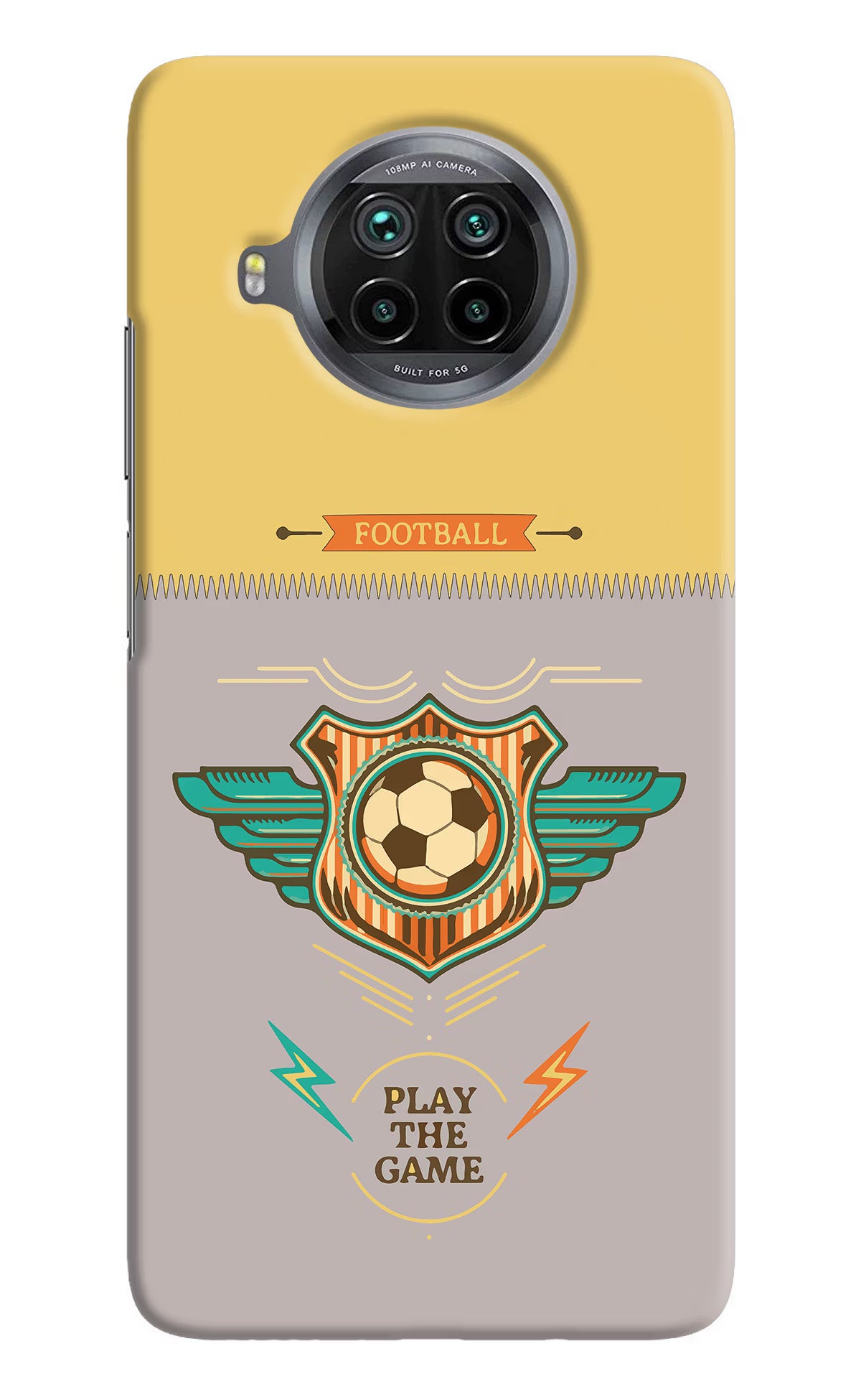 Football Mi 10i Hard Case Back Cover by Casekaro