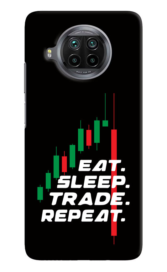 Eat Sleep Trade Repeat Mi 10i Hard Case Back Cover by Casekaro