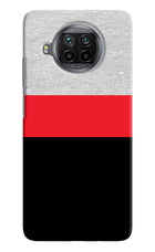 Tri Color Pattern Mi 10i Hard Case Back Cover by Casekaro