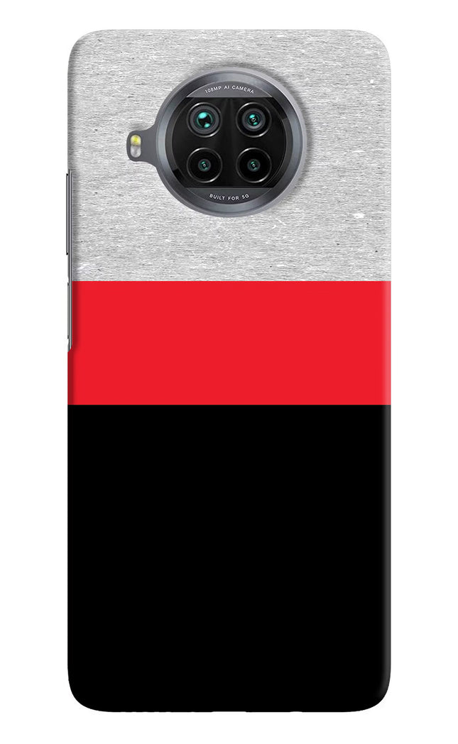 Tri Color Pattern Mi 10i Hard Case Back Cover by Casekaro