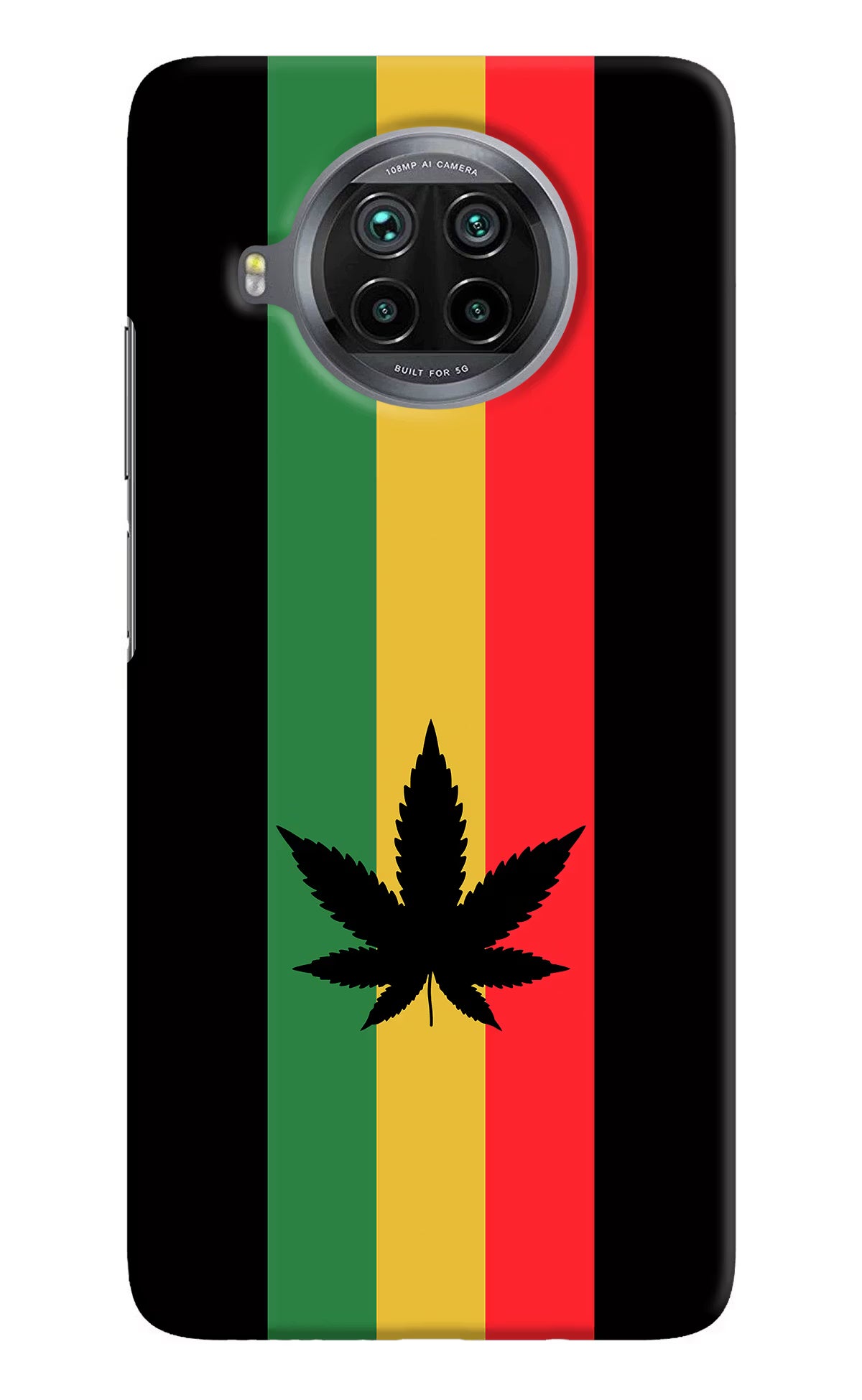 Weed Flag Mi 10i Hard Case Back Cover by Casekaro