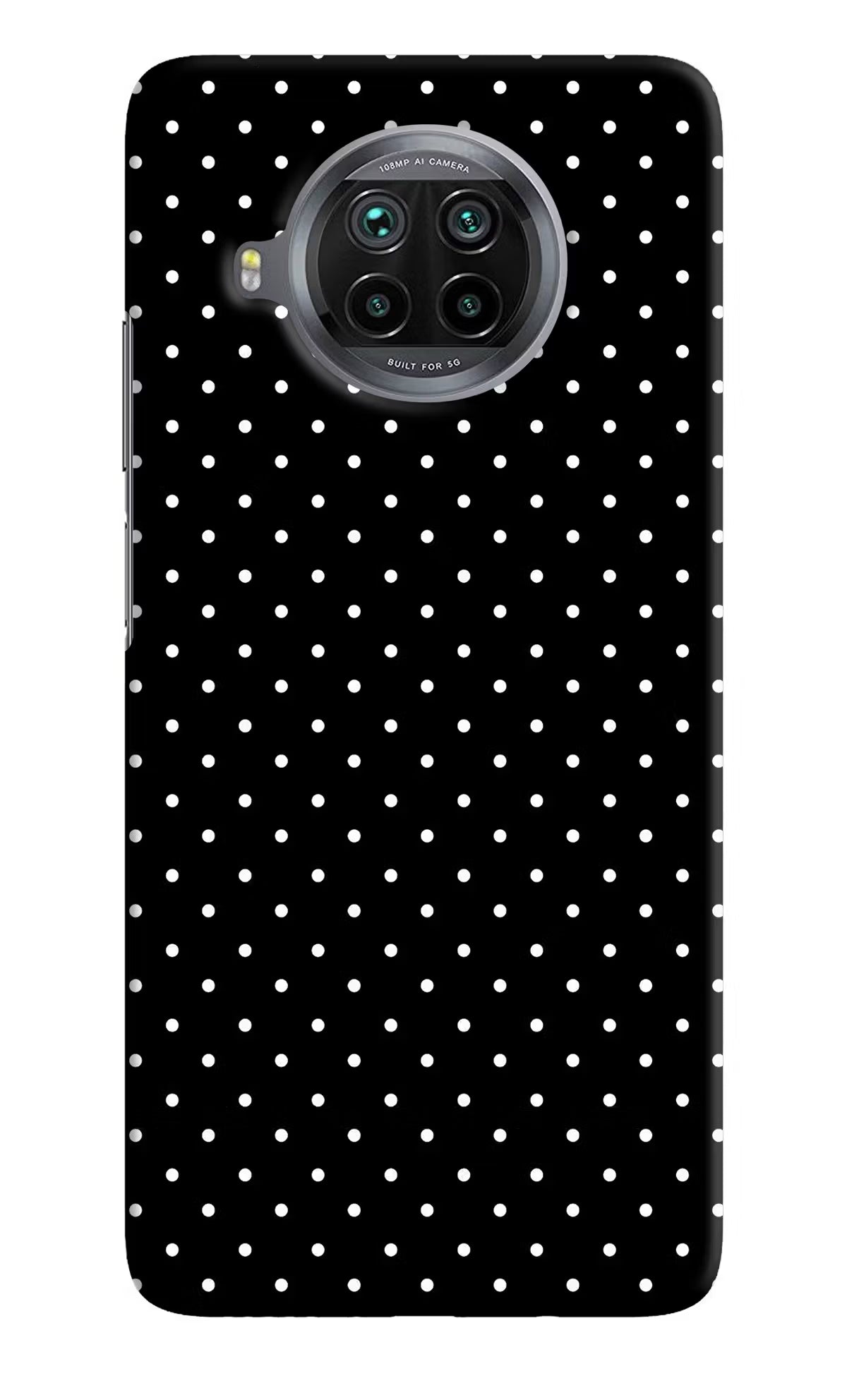 White Dots Mi 10i Hard Case Back Cover by Casekaro
