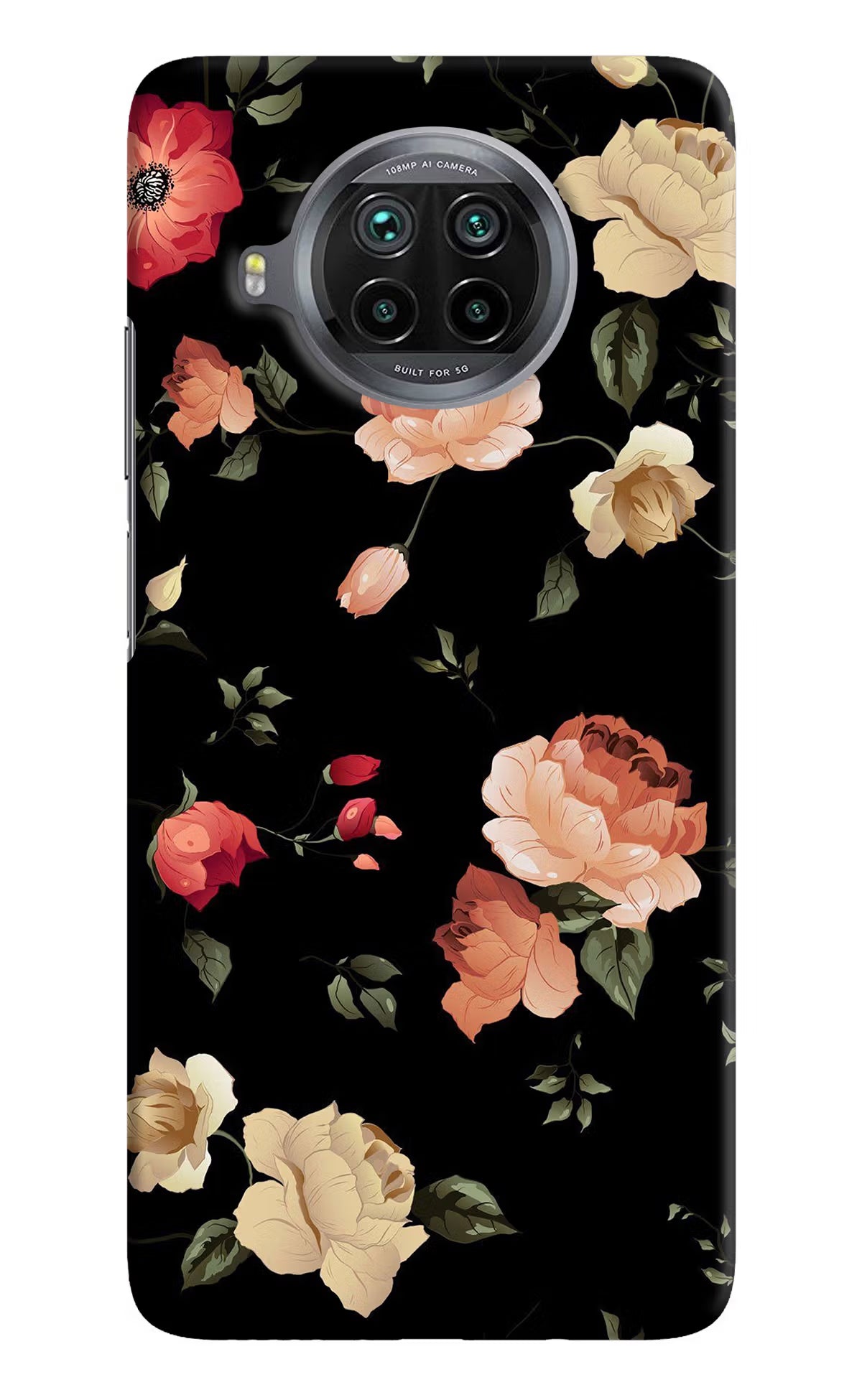 Flowers Mi 10i Hard Case Back Cover by Casekaro
