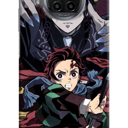 Demon Slayer Mi 10i Hard Case Back Cover by Casekaro