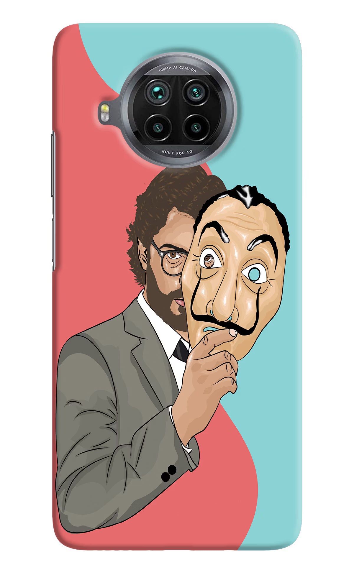 Professor Mi 10i Hard Case Back Cover by Casekaro
