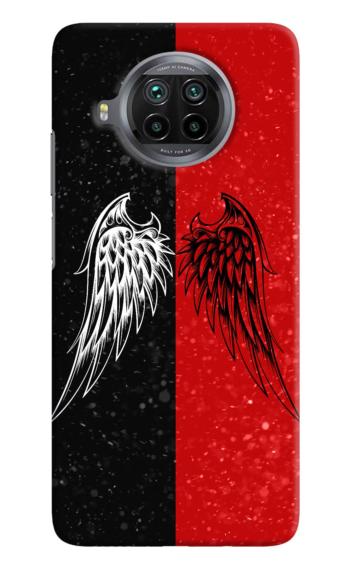 Wings Mi 10i Hard Case Back Cover by Casekaro