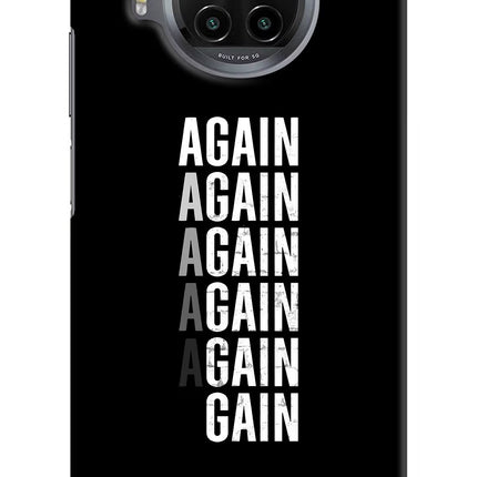 Again Again Gain Mi 10i Hard Case Back Cover by Casekaro