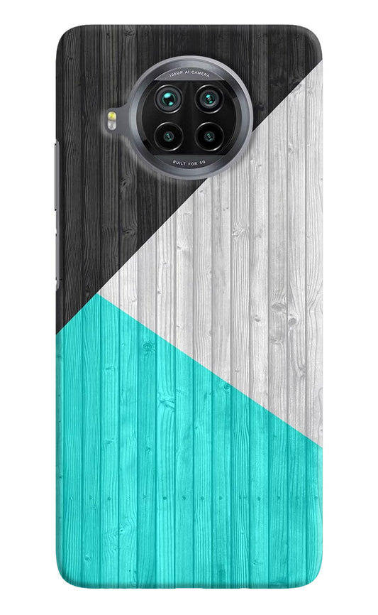 Wooden Abstract Mi 10i Hard Case Back Cover by Casekaro