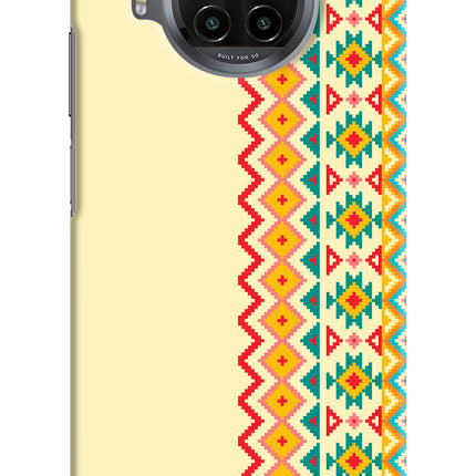 Ethnic Seamless Mi 10i Hard Case Back Cover by Casekaro