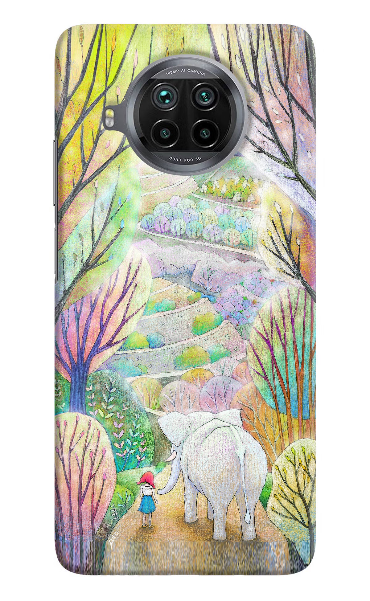 Nature Painting Mi 10i Hard Case Back Cover by Casekaro