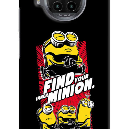 Find your inner Minion Mi 10i Hard Case Back Cover by Casekaro