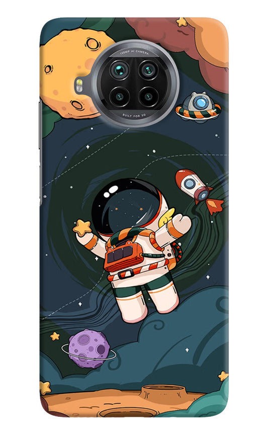 Cartoon Astronaut Mi 10i Hard Case Back Cover by Casekaro
