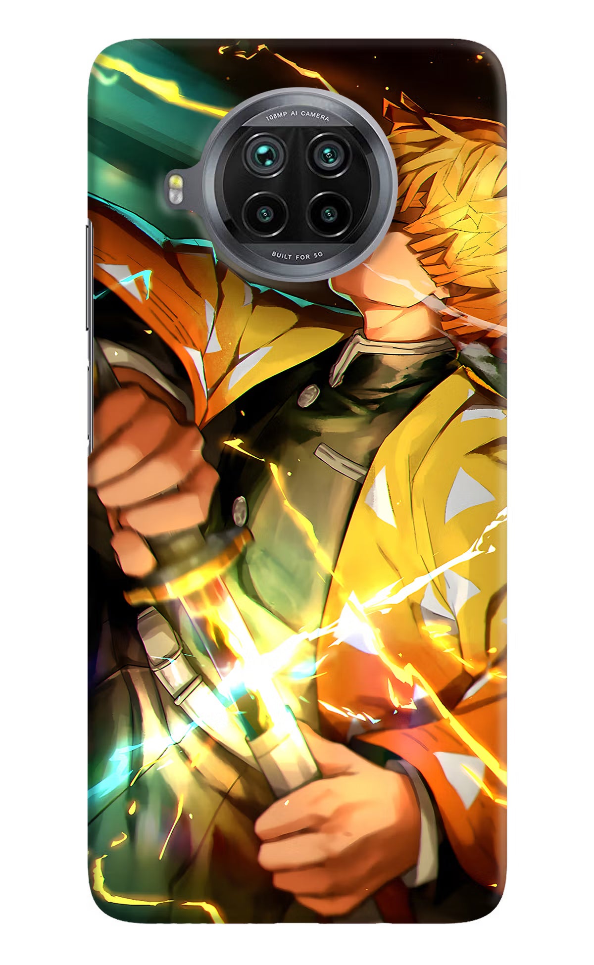 Demon Slayer Mi 10i Hard Case Back Cover by Casekaro