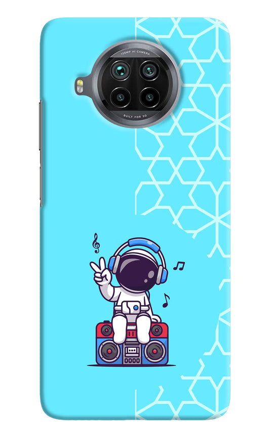 Cute Astronaut Chilling Mi 10i Hard Case Back Cover by Casekaro