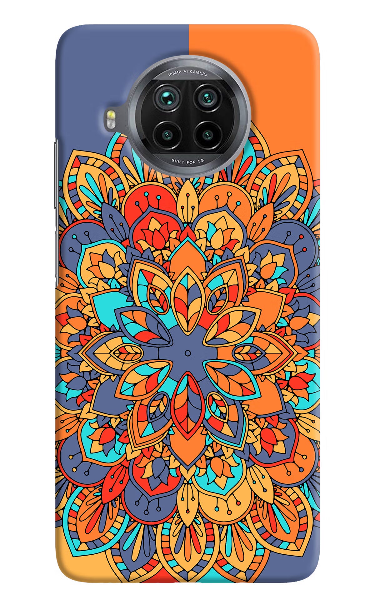 Color Mandala Mi 10i Hard Case Back Cover by Casekaro