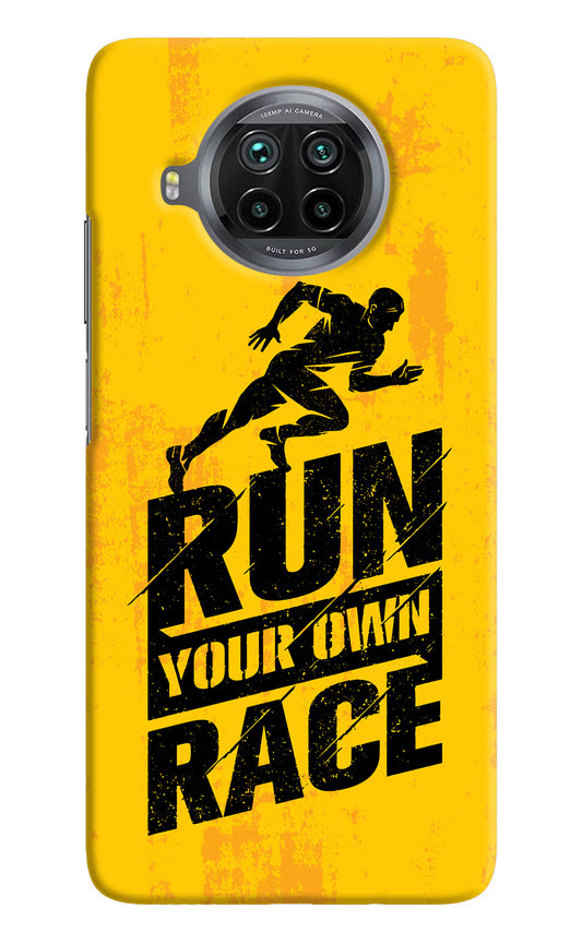 Run Your Own Race Mi 10i Hard Case Back Cover by Casekaro