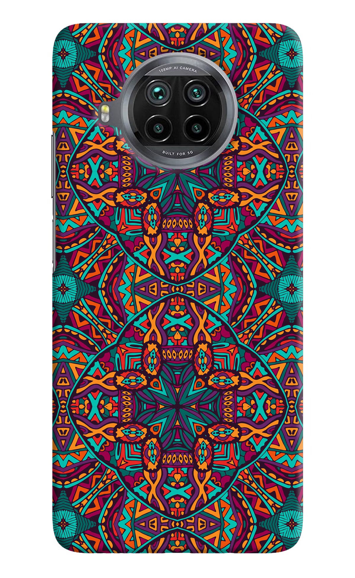 Colour Mandala Mi 10i Hard Case Back Cover by Casekaro