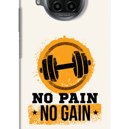 No Pain No Gain Mi 10i Hard Case Back Cover by Casekaro