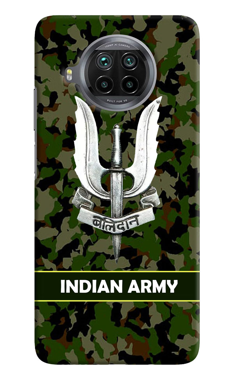 Balidan Indian Logo Mi 10i Back Cover, Hard case