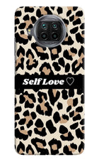 Leopard Print Self Love Mi 10i Hard Case Back Cover by Casekaro
